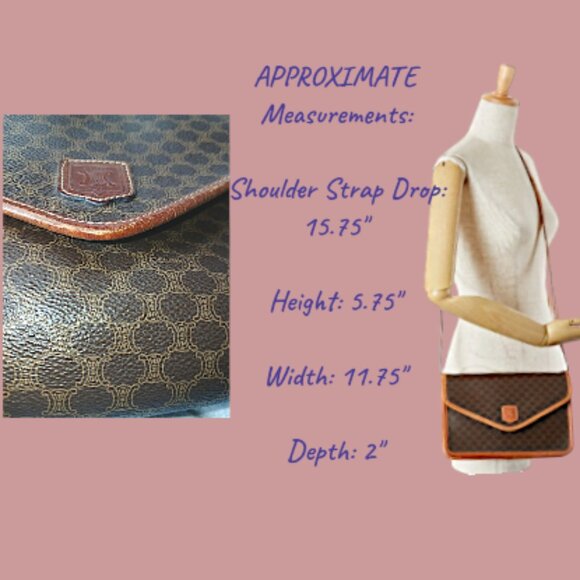 Céline Vintage Macadam Shoulder Bag - Picture 8 of 16